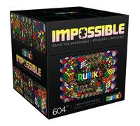 Puzzle Impossible 604 Pièces Lenticulaires Rubik's - 2 Puzzles en 1 - SPIN MASTER - A partir de 14 ans