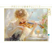 Puzzle · Impressions romantiques du XIXe siècle | Elle joue du violon · 1000 pièces · Format assemblé 64 × 48 cm · CALVENDO Puzzle