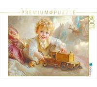 Puzzle · Impressions romantiques du XIXe siècle | Le plaisir de jouer avec la voiture en bois · 1000 pièces · Format assemblé 64 × 48 cm · CALVENDO Puzzle