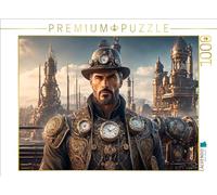 Puzzle · Ingénieur d'une Installation d'approvisionnement en énergie Vapeur | Steampunk · l'homme et la machine · 1000 pièces · Format assemblé 64 × 48 cm · CALVENDO Puzzle