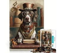 Puzzle Intelligent représentant Un Braque Allemand, 1000 pièces, pour Adolescents Jouet Intelligent, découpe précise, 38x52cm