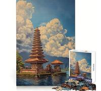 Puzzle Intemporel Bali 1000 pièces pour Adultes, Jeu Intelligent Anti-Stress, Motif à Assembler, Surprise de Noël 50x75cm