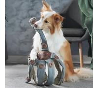 Puzzle interactif pour chien - Défi de distribution de friandises avec barrières et pièges torsadés pour chiens de petite, moyenne et grande taille - Puzzle à mâcher durable