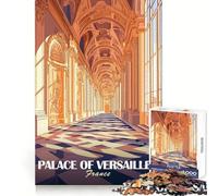 Puzzle intérieur du château de Versailles pour Adolescents, 1000 pièces, Jeu intellectuel, détente, découpe de qualité, Cadeau de Saison (38x26cm)
