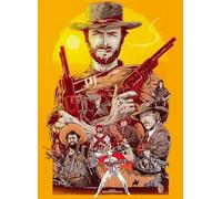Puzzle Irréguliers - Classic Film The Bad The Ugly Affiche - pour Jouets Éducatifs pour Adultes - Jeu De Mémoire - 1000 Pièces Art Puzzle - Sk34Zp