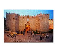 Puzzle Israël Damas Jérusalem 1000 pièces pour Adultes, Jeu Graphique, Souvenir de Voyage, 38 x 52 cm