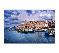 Puzzle Israël Jaffa Altstadt Tel Aviv 1000 pièces pour Adultes, Jeu Graphique, Souvenir de Voyage, 50 x 70 cm