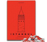 Puzzle Istanbul Turquie 1000 pièces pour Adultes et Adolescents, Cadeau d'anniversaire pour Tuer Le Temps, décoration Murale pour 14 Ans et Plus (1000 pièces, 26x38cm)