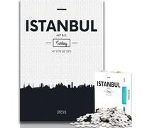 Puzzle Istanbul Turquie 1000 pièces pour Adultes et Adolescents, Jouets éducatifs et éducatifs, Jeux en Famille, Cadeau d'anniversaire, 50x75cm