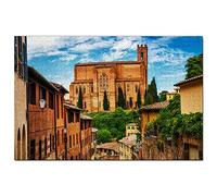 Puzzle Italie Sienne 300 pièces Jeu d'art Souvenir de Voyage 38 x 26 cm