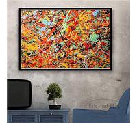 Puzzle, Jackson Pollock Art Puzzle Puzzles Puzzles Abstraits en Bois 1000 pièces Grand Jeu de Puzzle pour Adultes et Enfants avec Une difficulté élevée Puzzle Impossible 75 * 50cm