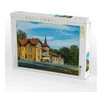 Puzzle · Jagdschloss Hubertus, Heute Restaurant | Erfurt/Thüringen · 1000 pièces · Format assemblé 64 × 48 cm · CALVENDO Puzzle