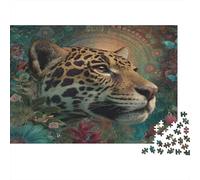 Puzzle Jaguar, Ayahuasca pour Adultes,1000pcs (75x50cm),Jeu ÉduChatif,décoration De La Maison,