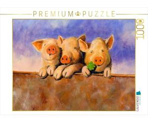 Puzzle · J'Ai EU de la Chance | 1000 pièces · Format assemblé 64 × 48 cm · CALVENDO Puzzle