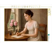 Puzzle · Jane Austen | L'auteur anglais dans sa chambre d'écriture familière à Chawton · 1000 pièces · Format assemblé 64 × 48 cm · CALVENDO Puzzle