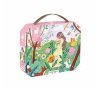 Puzzle Janod Dame Nature avec Poster 200 pièces