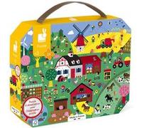 Puzzle Janod d'observation la ferme 24 pièces Multicolore G