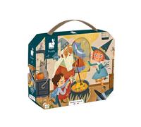 Janod Puzzle Magie - 200 pièces avec poster - Marron