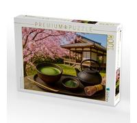 Puzzle · Japon : Matcha et Fleurs de Cerisier | Cérémonie du thé japonaise · 1000 pièces · Format assemblé 64 × 48 cm · CALVENDO Puzzle