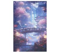 Puzzle Japon Style 1000 Pièces pour Adolescents Puzzles Créatif en Bois Jouet Jeu Familial Difficulté Défi (78×53cm)