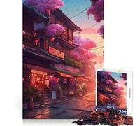 Puzzle Japonais à Couper Le Souffle de 1000 pièces pour Adolescents,idéal pour développer la mémoire,se divertir en Toute simplicité,Bords Nets,Cadeau de Saison (38x26cm)