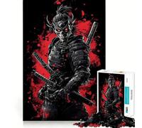 Puzzle Japonais de 1000 pièces Guerrier samouraï Mort-Vivant pour Adolescents activité ludique et stimulante pour développer la réflexion,pièces de Taille Uniforme,idéale pour se détendre