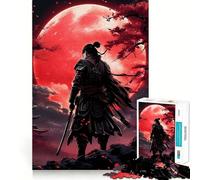 Puzzle Japonais de 1000 pièces sur Le thème des samouraïs, idéal pour Les Adolescents Jeu intellectuel, détente mentale, découpe de qualité, Cadeau de Noël (50x75cm)