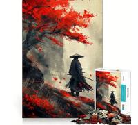 Puzzle Japonais de 1000 pièces sur Le thème des samouraïs pour Adultes Développe la mémoire, Loisirs et Design d'assemblage Collection Artistique (38x26cm)