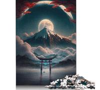 Puzzle Japonais emblématique de 1 000 pièces, Amusant et Familial pour Adultes, Jeu Stimulant, Anti-Stress et Cadeaux Uniques (1 000 pièces, 38 x 26 cm)