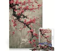 Puzzle Japonais en Fleurs de Cerisier pour Adolescents,1000 pièces,stimule la mémoire,apaise l'esprit,Divertissement,découpe de qualité, (38x52cm)