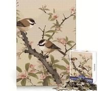 Puzzle Japonais Hirondelles 1000 pièces pour Adolescents Améliore la mémoire Amusant et Relaxant Bords Nets Cadeau Unique 38x52cm