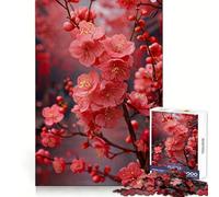 Puzzle Japonais pour Adolescents en Fleurs de Cerisier,1000 pièces,stimule la mémoire,apaise l'esprit,Divertissement,découpe de qualité, (38x26cm)
