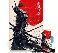 Puzzle Japonais Samouraï Difficile 1000 pièces pour Adultes Découpe Lisse Cadeau Classique 38x26cm