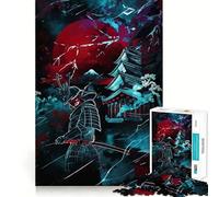 Puzzle Japonais Samouraï Difficile pour Adultes, 1000 pièces, Jeu de logique et d'adresse, à Partager en Famille, pièce de Collection (38x26cm)