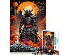 Puzzle Japonais Samouraï Difficile pour Adultes, 1000 pièces, pour se remémorer et stimuler la détente, découpe Lisse, Cadeau Classique (38x52cm)