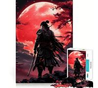 Puzzle Japonais Samouraï pour Adultes, 1000 pièces, Jeu de réflexion, Anti-anxiété, pièce de Collection aux découpes soignées (38x52cm)