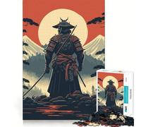 Puzzle Japonais Samurai 1000 pièces pour Adolescents Améliore la mémoire Détente et créativité Bords précis Cadeau élégant (38x26cm)
