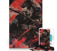 Puzzle Japonais Samurai Honor pour Adolescents, 1000 pièces, Jeu de réflexion, Design Relaxant, Assemblage, Cadeau de qualité (38x26cm)