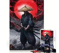 Puzzle Japonais Sengoku Samurai 1000 pièces pour Adolescents, Jeu de logique et de réflexion, détente mentale, découpe précise, Cadeau de Noël (38x52cm)