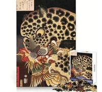 Puzzle Japonais Tiger Utagawa de 1000 pièces pour Adolescents, idéal pour développer la réflexion et Passer Un Bon Moment Finitions impeccables Cadeau attentionné 50x75cm