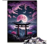 Puzzle Japonais Torii Gate 1000 pièces pour Adolescents et Adultes, idéal comme Cadeau pour Toute la Famille (26x38cm)