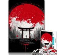 Puzzle Japonais Torii Gate 1000 pièces pour Adultes, Anti-Stress, Difficile et décoratif (38x26cm)