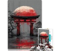 Puzzle Japonais Torii Gate 1000 pièces pour Adultes et Adolescents, Jouets éducatifs, Jeux familiaux, Cadeau d'anniversaire, 38x26cm