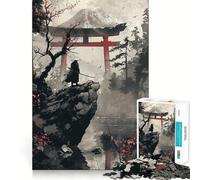 Puzzle Japonais Torii Gate de 1000 pièces pour Adultes et Adolescents Jeu cognitif et ludique Motif à Assembler Cadeau Festif 50x75cm