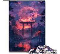 Puzzle Japonais Torii Gate pour Adolescents, 1000 pièces, Jeu Stimulant, Chaque pièce est Unique - Jeu Familial Stimulant (26x38cm)