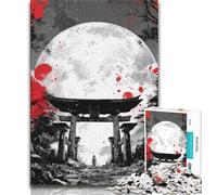 Puzzle Japonais Torii Gate pour Adultes, 1 000 pièces, Jeux éducatifs, décoration d'intérieur, à Offrir en Cadeau à Toute la Famille (50x75cm)