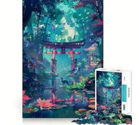 Puzzle Japonais Torii Gate pour Adultes, 1000 pièces, Smart Reason Toy Group Joy, Bords Lisses, pièce d'art 50x75cm