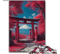 Puzzle Japonais Torii Gate pour Adultes, 2000 pièces, à partir de 14 Ans, décoration Murale, Cadeaux Uniques pour Anniversaire et Noël (70x100cm)