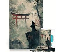 Puzzle Japonais Torii pour Adultes, 1000 pièces, Jeu de logique et d'adresse, découpe précise, pièce de Collection 38x26cm
