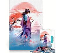 Puzzle Japonais Vintage de 1000 pièces,découpé au Laser pour Un Assemblage Parfait,idéal pour renforcer Les Liens familiaux (38x26cm)